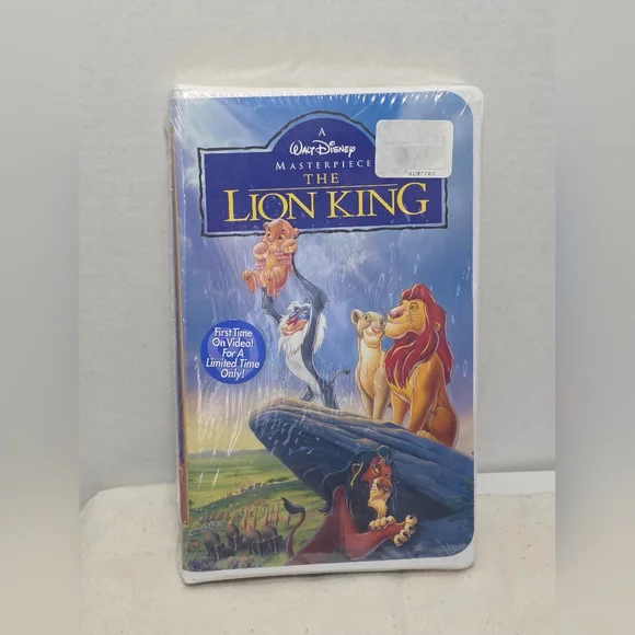 1995 The Lion King VHS New Sealed Disney 88 Min #2977 Masterpiece Collection - Picture 1 of 7